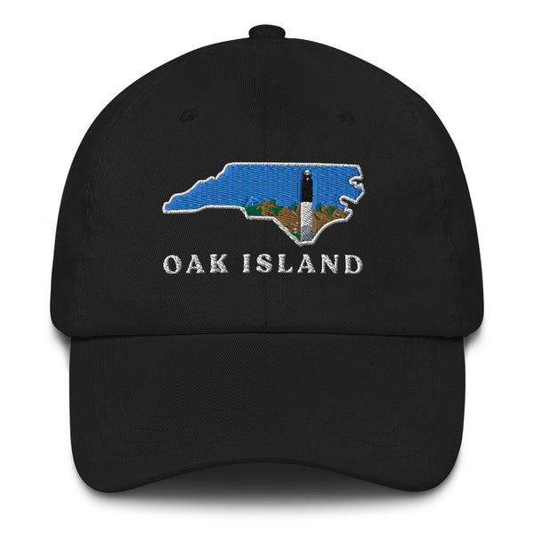 Oak Island, NC Embroidered Hat