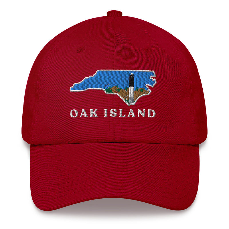 Oak Island, NC Embroidered Hat