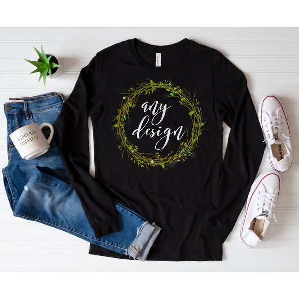 Any Design on a Long Sleeve Tee