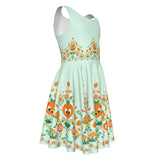 Orange Bird Girls Dress