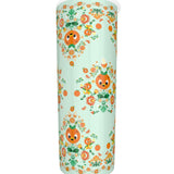 Orange Bird Folk Art Tumbler with Twinkle surface  20oz