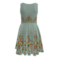 Orange Bird Girls Dress