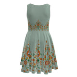 Orange Bird Girls Dress