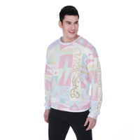 It's A Small World Pattern Unisex Heavy Fleece Sweatshirt