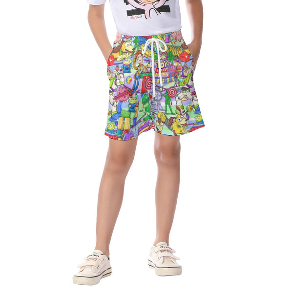 Toy Story Land All-Over Print Kid's Beach Shorts
