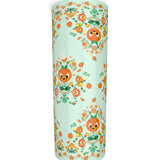 Orange Bird Folk Art Tumbler with Twinkle surface  20oz