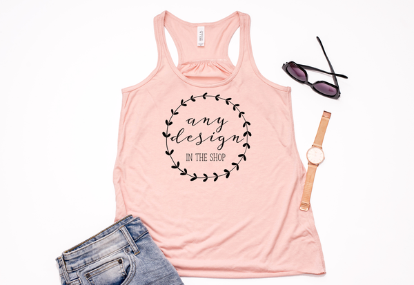 Any Design on a Youth Racerback Tank Top - Crazy Corgi Lady Designs - Unique Disney Themed Shirts
