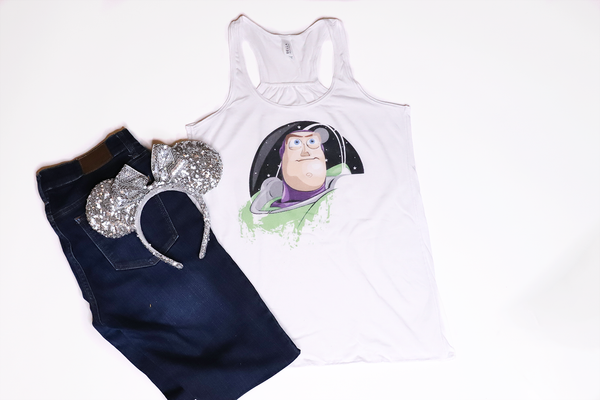 Buzz Lightyear from Toy Story Racerback Tank