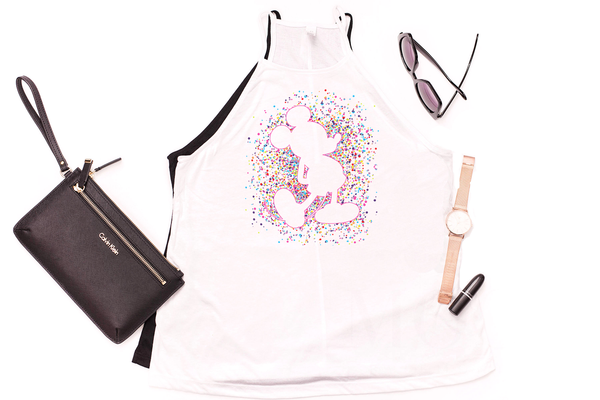 Celebration Mickey Confetti High Neck Tank