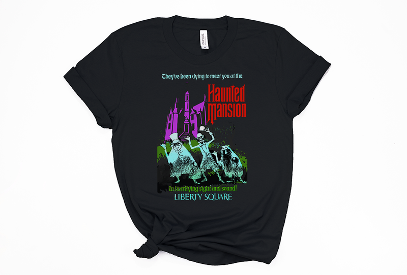 Haunted Mansion Tee - Crazy Corgi Lady Designs - Unique Disney Themed Shirts