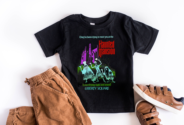 Haunted Mansion Youth T-Shirt - Crazy Corgi Lady Designs - Unique Disney Themed Shirts