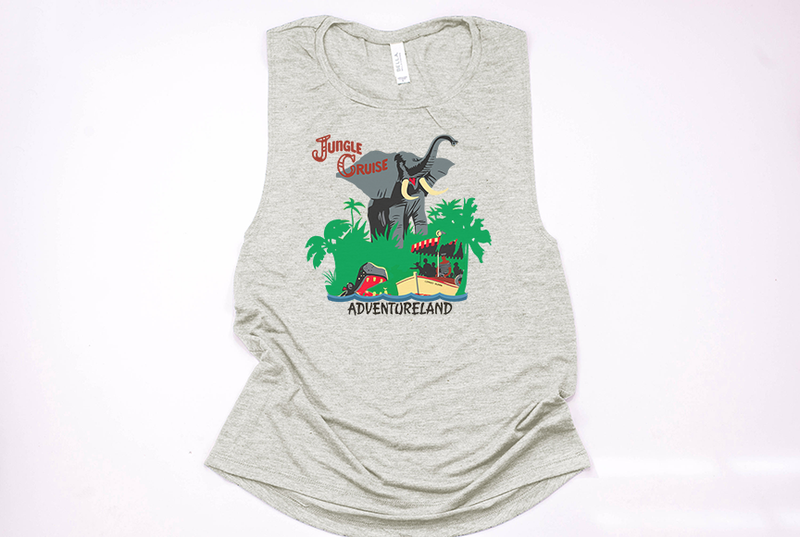 Jungle Cruise Muscle Tank - Crazy Corgi Lady Designs - Unique Disney Themed Shirts
