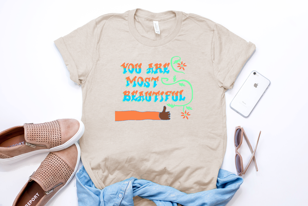You Are Most Beautiful Wall Tee - Crazy Corgi Lady Designs - Unique Disney Themed Shirts