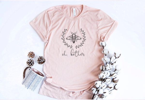 Oh Bother Winnie The Pooh Unisex Tee - Crazy Corgi Lady Designs - Unique Disney Themed Shirts