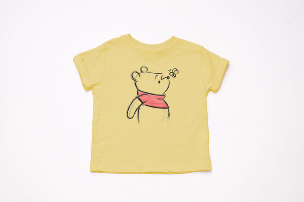 Winnie The Pooh Sketch Youth T-Shirt