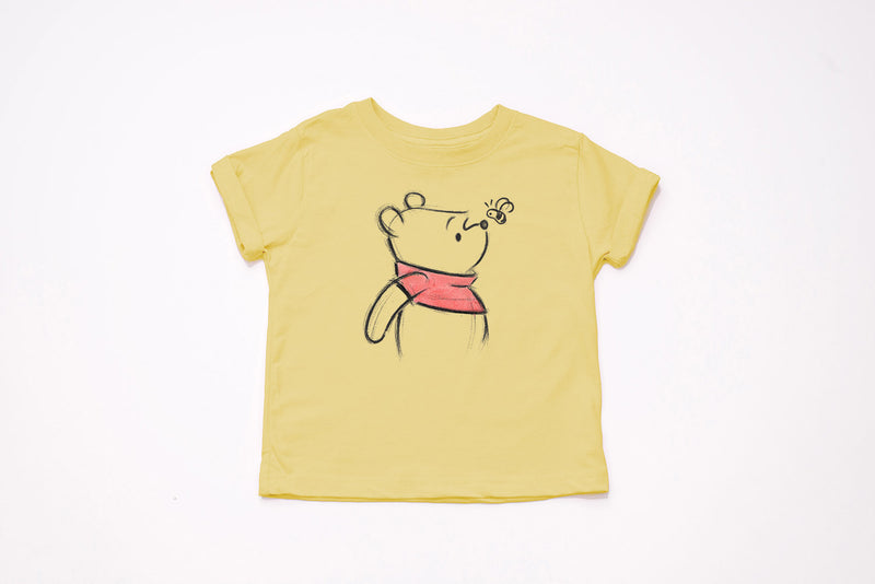 Winnie The Pooh Sketch Youth T-Shirt
