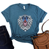 Ornate Rafiki Unisex Tee - Crazy Corgi Lady Designs - Unique Disney Themed Shirts