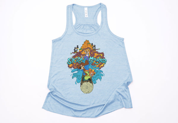 Splash Mountain Brer Rabbit Racerback Tank Top - Crazy Corgi Lady Designs
