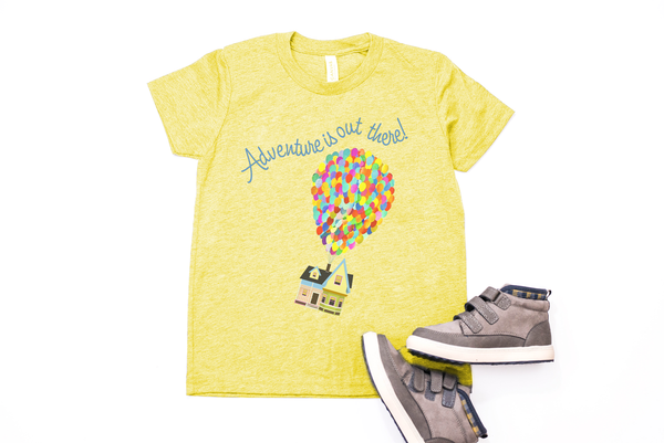 Up! "Adventure is out there" Youth T-Shirt - Crazy Corgi Lady Designs - Unique Disney Themed Shirts